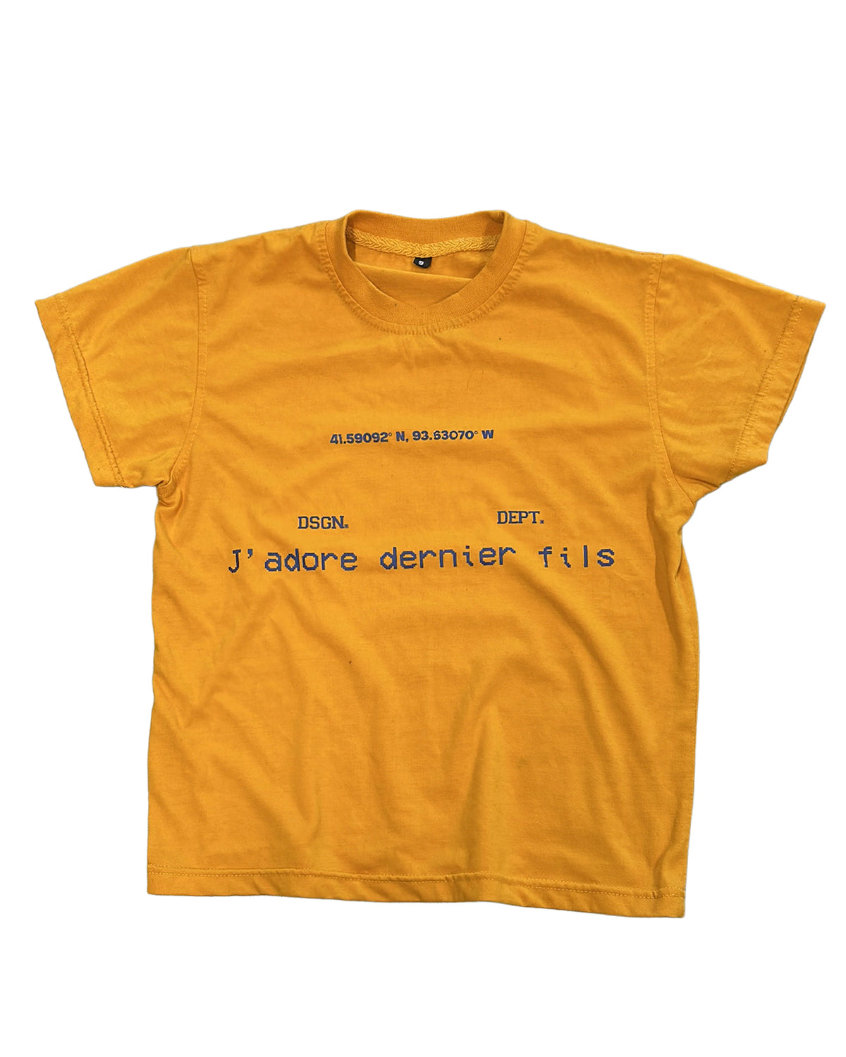 J'adore Tee - Mustard